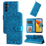 Custodia per telefono in pelle di girasole goffrata, For Xiaomi Redmi Note 12 4G Global, For Honor Magic5 Pro, For Samsung Galaxy M14 5G
