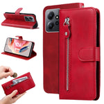 Custodia per telefono in pelle con cerniera in vitello, For Xiaomi Redmi Note 12 4G Global, For Honor Magic5 Pro, For Samsung Galaxy M14 5G