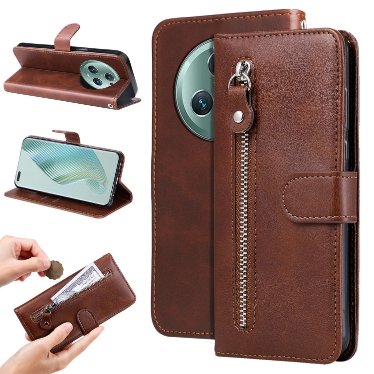 Custodia per telefono in pelle con cerniera in vitello, For Xiaomi Redmi Note 12 4G Global, For Honor Magic5 Pro, For Samsung Galaxy M14 5G