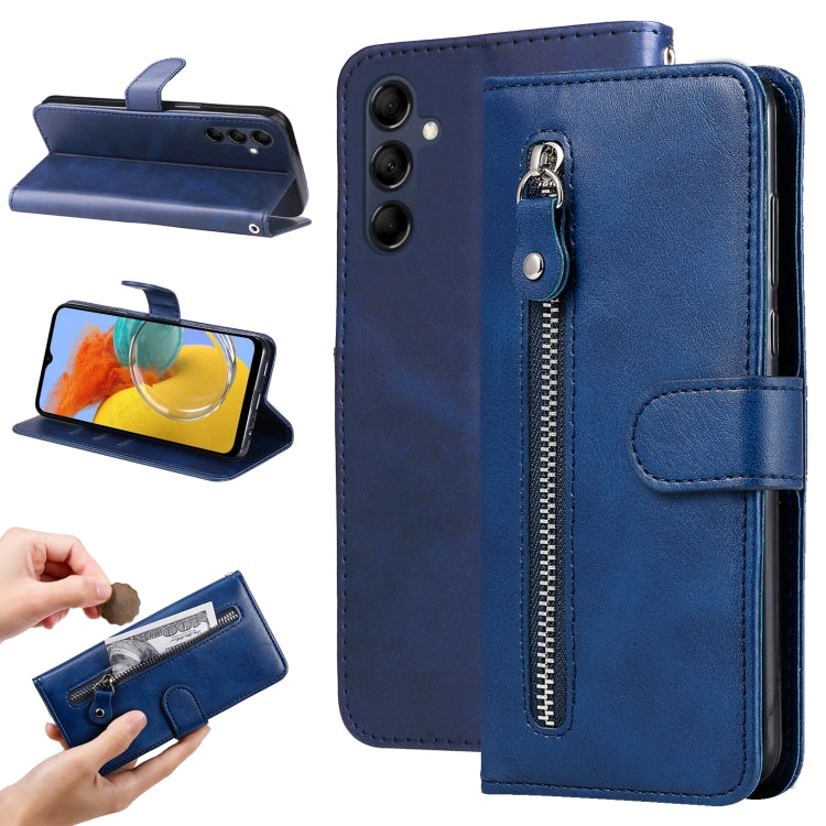 Custodia per telefono in pelle con cerniera in vitello, For Xiaomi Redmi Note 12 4G Global, For Honor Magic5 Pro, For Samsung Galaxy M14 5G