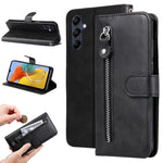Custodia per telefono in pelle con cerniera in vitello, For Xiaomi Redmi Note 12 4G Global, For Honor Magic5 Pro, For Samsung Galaxy M14 5G