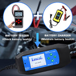 CAT-280 Caricabatteria per auto 2 in 1 e tester per batteria con schermo a colori, EU Plug