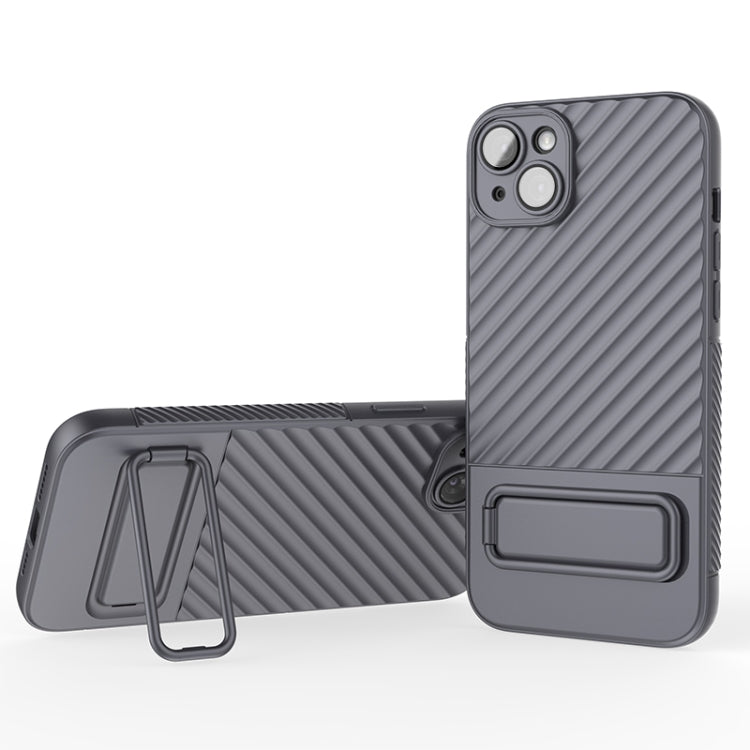 Custodia per cellulare in TPU a trama ondulata con pellicola per lenti, For iPhone 14, For iPhone 15 Pro Max, For iPhone 15 Pro, For iPhone 14 Plus