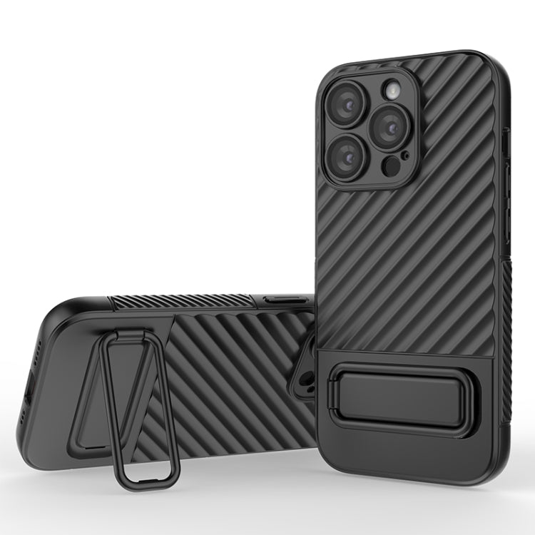 Custodia per cellulare in TPU a trama ondulata con pellicola per lenti, For iPhone 15 Plus, For iPhone 14 Pro, For iPhone 15, For iPhone 14 Pro Max