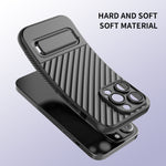 Custodia per cellulare in TPU a trama ondulata con pellicola per lenti, For iPhone 15 Plus, For iPhone 14 Pro, For iPhone 15, For iPhone 14 Pro Max