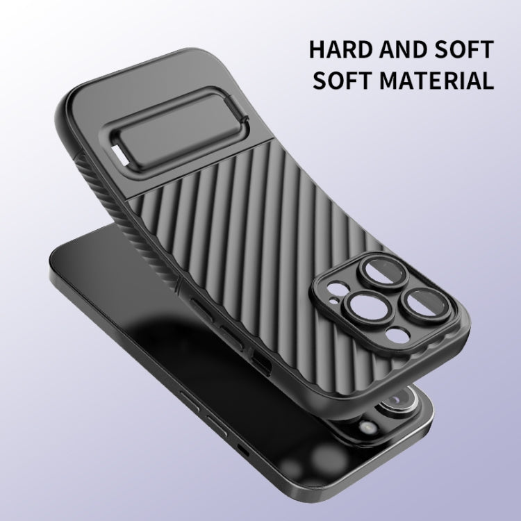 Custodia per cellulare in TPU a trama ondulata con pellicola per lenti, For iPhone 15 Plus, For iPhone 14 Pro, For iPhone 15, For iPhone 14 Pro Max