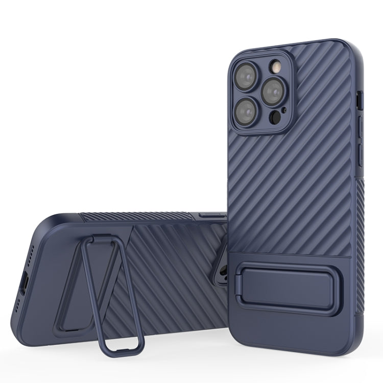 Custodia per cellulare in TPU a trama ondulata con pellicola per lenti, For iPhone 15 Plus, For iPhone 14 Pro, For iPhone 15, For iPhone 14 Pro Max
