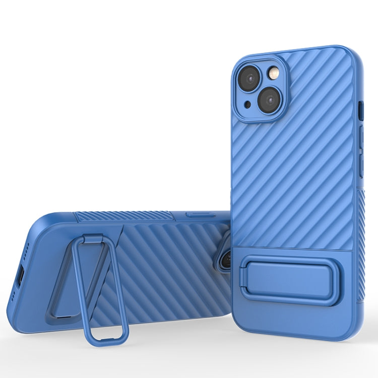 Custodia per cellulare in TPU a trama ondulata con pellicola per lenti, For iPhone 13, For iPhone 13 Pro, For iPhone 13 Pro Max, For iPhone 12