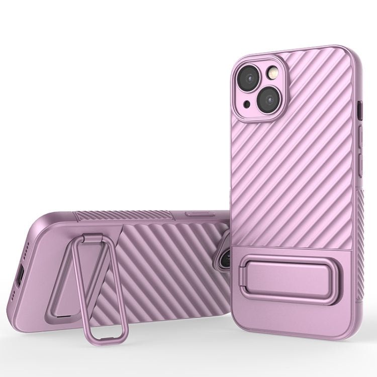 Custodia per cellulare in TPU a trama ondulata con pellicola per lenti, For iPhone 13, For iPhone 13 Pro, For iPhone 13 Pro Max, For iPhone 12