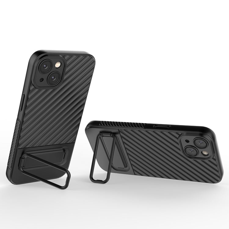 Custodia per cellulare in TPU a trama ondulata con pellicola per lenti, For iPhone 13, For iPhone 13 Pro, For iPhone 13 Pro Max, For iPhone 12