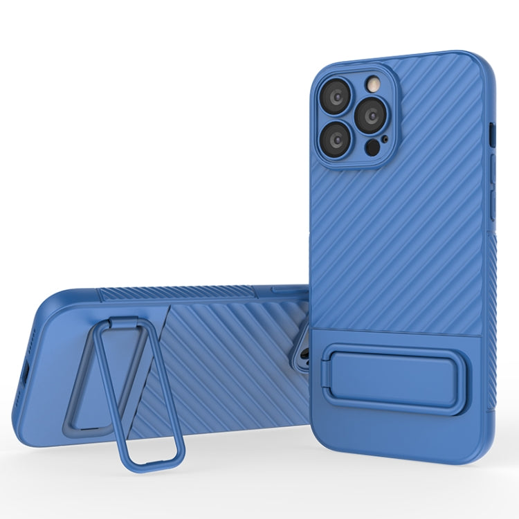 Custodia per cellulare in TPU a trama ondulata con pellicola per lenti, For iPhone 13, For iPhone 13 Pro, For iPhone 13 Pro Max, For iPhone 12