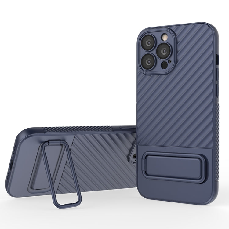 Custodia per cellulare in TPU a trama ondulata con pellicola per lenti, For iPhone 13, For iPhone 13 Pro, For iPhone 13 Pro Max, For iPhone 12