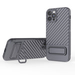 Custodia per cellulare in TPU a trama ondulata con pellicola per lenti, For iPhone 12 Pro Max, For iPhone 12 Pro, For iPhone 11 Pro, For iPhone XS Max