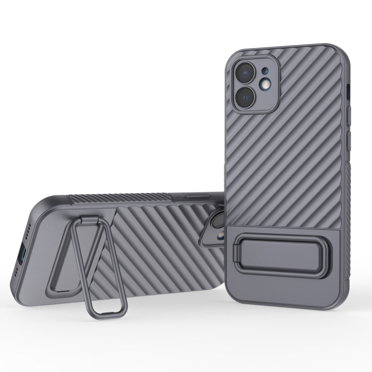 Custodia per cellulare in TPU a trama ondulata con pellicola per lenti, For iPhone 13, For iPhone 13 Pro, For iPhone 13 Pro Max, For iPhone 12