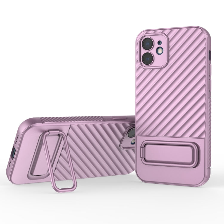 Custodia per cellulare in TPU a trama ondulata con pellicola per lenti, For iPhone 13, For iPhone 13 Pro, For iPhone 13 Pro Max, For iPhone 12