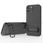 Custodia per cellulare in TPU a trama ondulata con pellicola per lenti, For iPhone 12 Pro Max, For iPhone 12 Pro, For iPhone 11 Pro, For iPhone XS Max