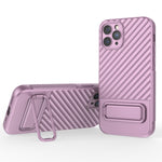 Custodia per cellulare in TPU a trama ondulata con pellicola per lenti, For iPhone 12 Pro Max, For iPhone 12 Pro, For iPhone 11 Pro, For iPhone XS Max