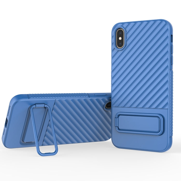 Custodia per cellulare in TPU a trama ondulata con pellicola per lenti, For iPhone 12 Pro Max, For iPhone 12 Pro, For iPhone 11 Pro, For iPhone XS Max