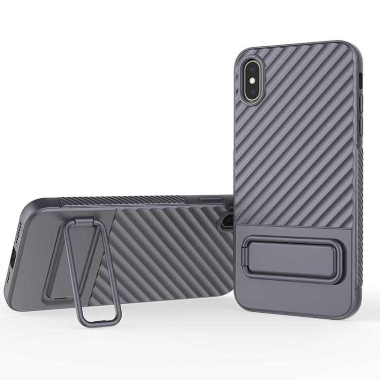Custodia per cellulare in TPU a trama ondulata con pellicola per lenti, For iPhone 12 Pro Max, For iPhone 12 Pro, For iPhone 11 Pro, For iPhone XS Max