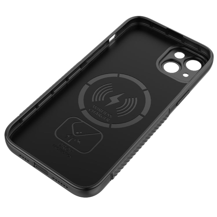 Custodia per cellulare in TPU a trama ondulata con pellicola per lenti, For iPhone 15 Plus, For iPhone 14 Pro, For iPhone 15, For iPhone 14 Pro Max