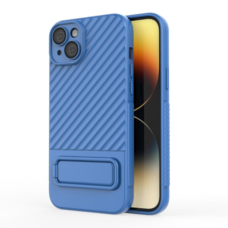 Custodia per cellulare in TPU a trama ondulata con pellicola per lenti, For iPhone 15 Plus, For iPhone 14 Pro, For iPhone 15, For iPhone 14 Pro Max