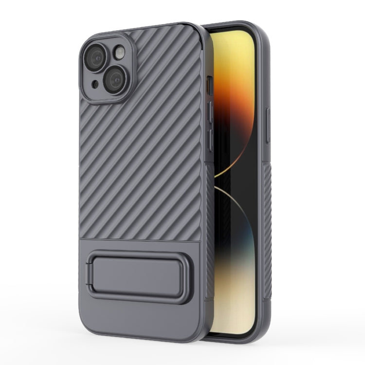 Custodia per cellulare in TPU a trama ondulata con pellicola per lenti, For iPhone 15 Plus, For iPhone 14 Pro, For iPhone 15, For iPhone 14 Pro Max