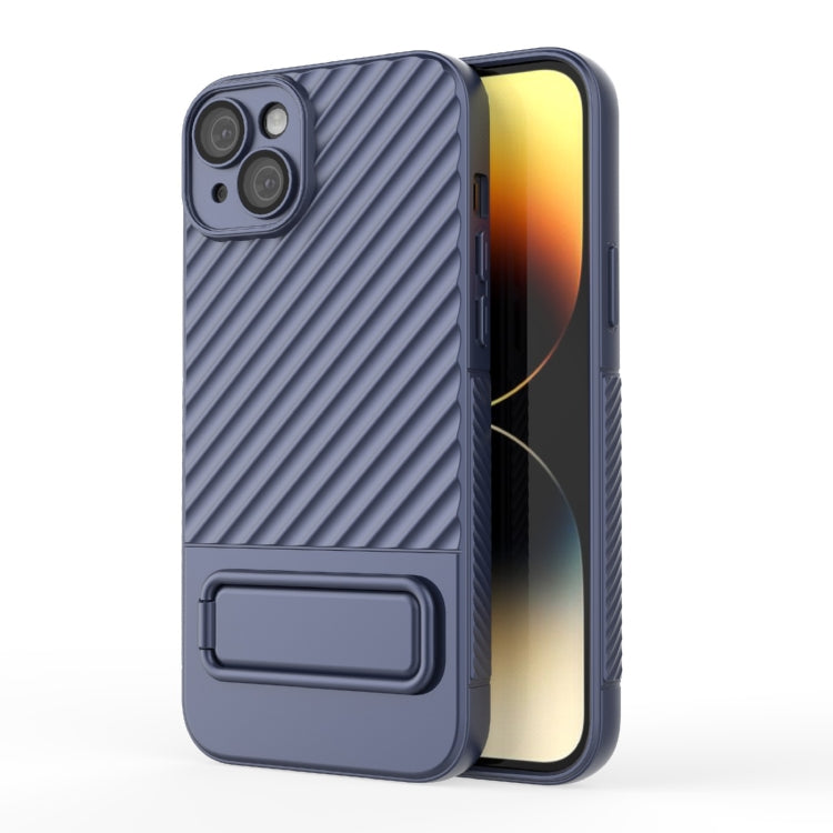 Custodia per cellulare in TPU a trama ondulata con pellicola per lenti, For iPhone 15 Plus, For iPhone 14 Pro, For iPhone 15, For iPhone 14 Pro Max