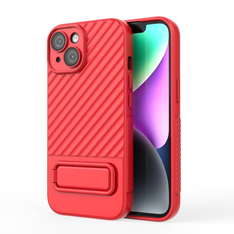 Custodia per cellulare in TPU a trama ondulata con pellicola per lenti, For iPhone 15 Plus, For iPhone 14 Pro, For iPhone 15, For iPhone 14 Pro Max