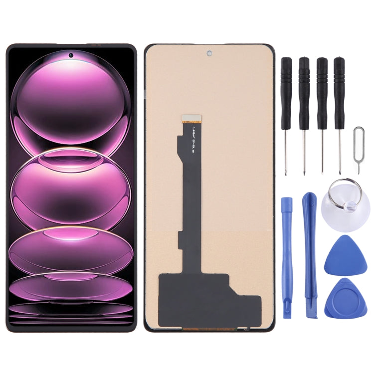 Schermo LCD TFT per assemblaggio completo del digitalizzatore, non supporta l'identificazione delle impronte digitali, For Meizu 17, For Meizu 17 Pro, For Meizu 18X, For Xiaomi Redmi Note 12 Pro, For Xiaomi Redmi Note 12 Pro+