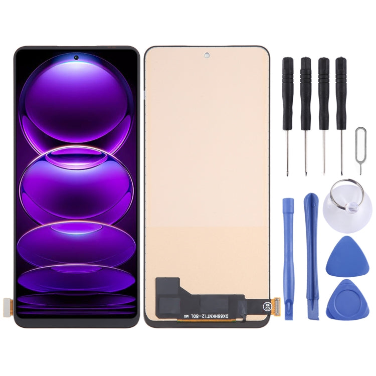 Schermo LCD TFT per assemblaggio completo del digitalizzatore, non supporta l'identificazione delle impronte digitali, For Meizu 17, For Meizu 17 Pro, For Meizu 18X, For Xiaomi Redmi Note 12 Pro, For Xiaomi Redmi Note 12 Pro+