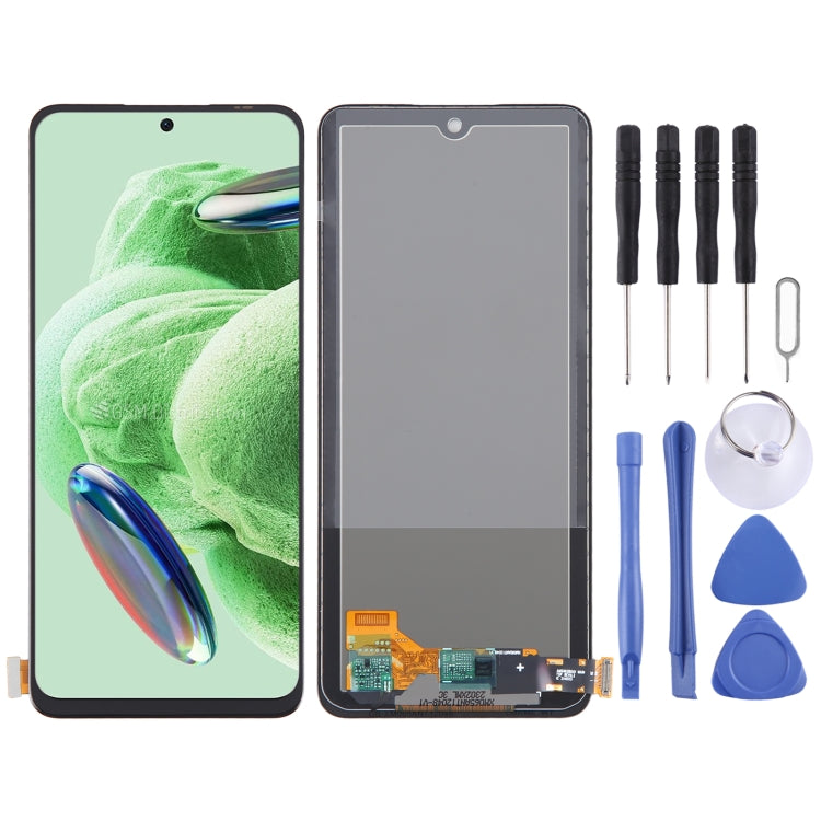 Schermo LCD TFT per assemblaggio completo del digitalizzatore, non supporta l'identificazione delle impronte digitali, For Meizu 17, For Meizu 17 Pro, For Meizu 18X, For Xiaomi Redmi Note 12 Pro, For Xiaomi Redmi Note 12 Pro+