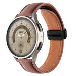 Cinturino per orologio in vera pelle intrecciata con fibbia pieghevole, 20mm, 22mm