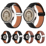Cinturino per orologio in vera pelle intrecciata con fibbia pieghevole, 20mm, 22mm
