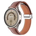 Cinturino per orologio in vera pelle intrecciata con fibbia pieghevole, 20mm, 22mm