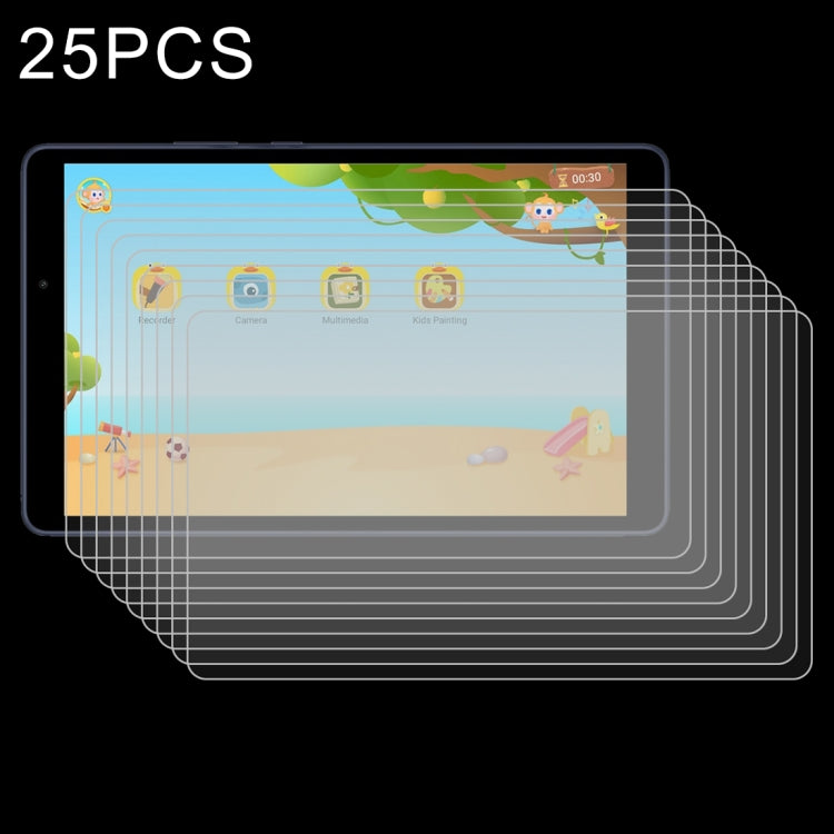 25 pellicole in vetro temperato antideflagrante 9H 0,3 mm, For Amazon Kindle Fire HD 8 Plus 2020, For Huawei MatePad T8