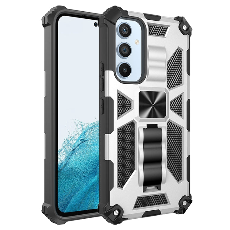 Armatura antiurto TPU + custodia protettiva magnetica per PC con supporto, For Samsung Galaxy A54 5G