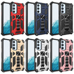 Armatura antiurto TPU + custodia protettiva magnetica per PC con supporto, For Samsung Galaxy A54 5G