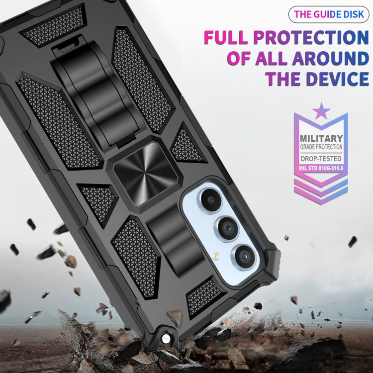 Armatura antiurto TPU + custodia protettiva magnetica per PC con supporto, For Samsung Galaxy A54 5G