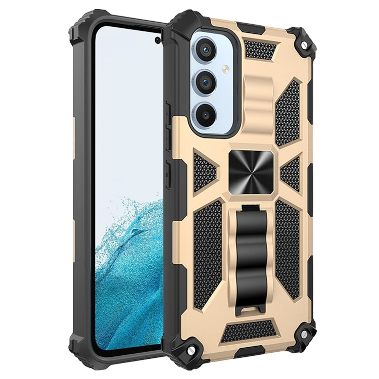 Armatura antiurto TPU + custodia protettiva magnetica per PC con supporto, For Samsung Galaxy A54 5G