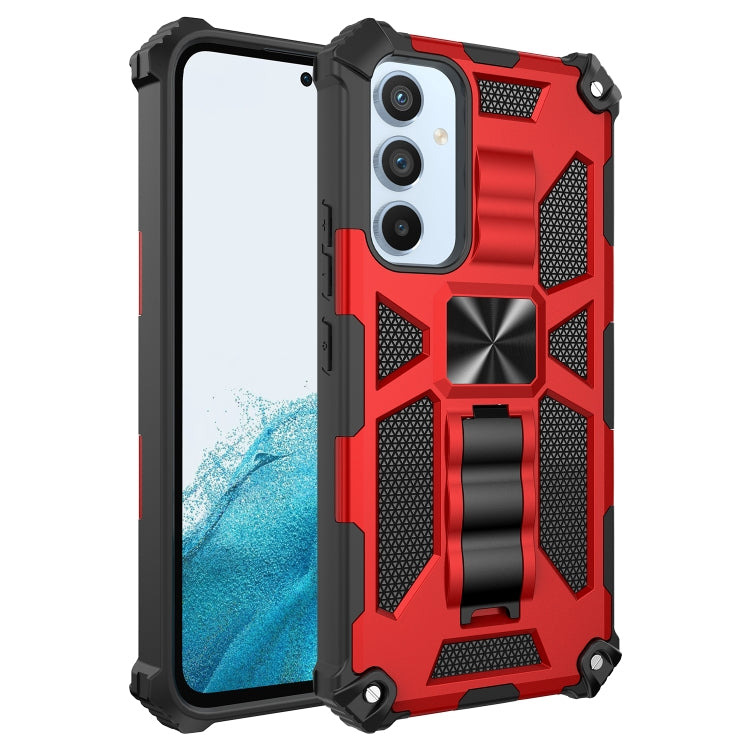 Armatura antiurto TPU + custodia protettiva magnetica per PC con supporto, For Samsung Galaxy A54 5G