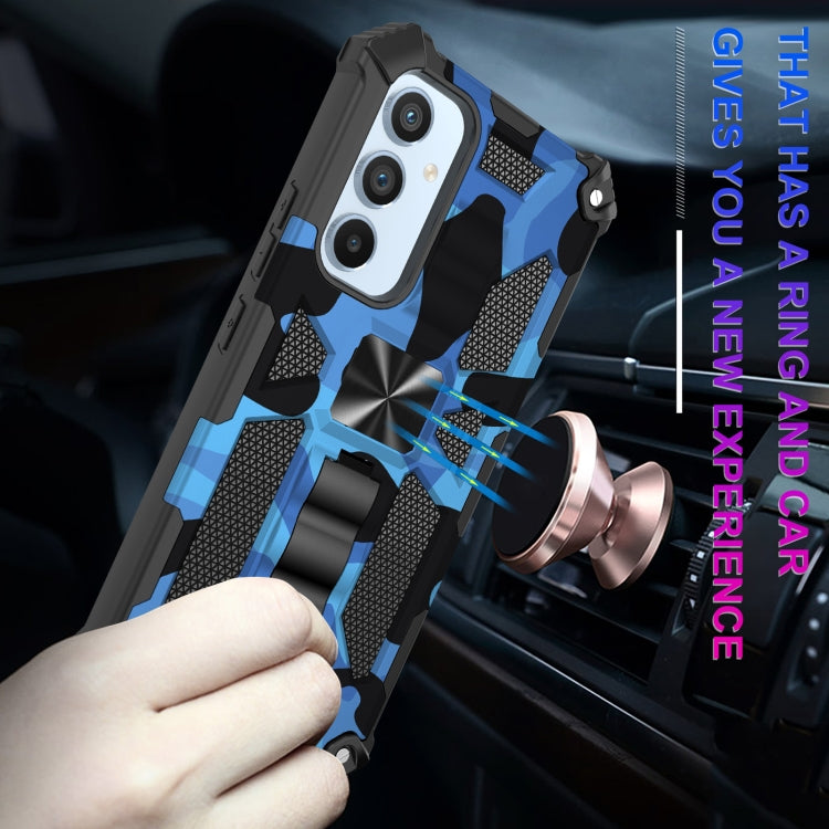 Camouflage Armor TPU antiurto + custodia protettiva magnetica per PC con supporto, For Samsung Galaxy A54 5G