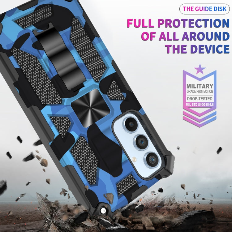 Camouflage Armor TPU antiurto + custodia protettiva magnetica per PC con supporto, For Samsung Galaxy A54 5G