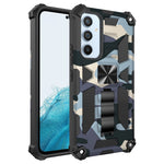 Camouflage Armor TPU antiurto + custodia protettiva magnetica per PC con supporto, For Samsung Galaxy A54 5G