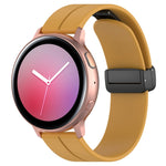 Cinturino per orologio in silicone con fibbia nera pieghevole universale a testa piatta, 22mm