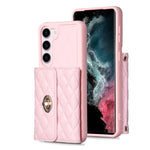 Custodia per telefono in pelle rombica a portafoglio orizzontale, For Samsung Galaxy S23 5G, For Samsung Galaxy S22+ 5G, For Samsung Galaxy S21 5G, For Samsung Galaxy S21+ 5G