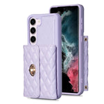 Custodia per telefono in pelle rombica a portafoglio orizzontale, For Samsung Galaxy S23 5G, For Samsung Galaxy S22+ 5G, For Samsung Galaxy S21 5G, For Samsung Galaxy S21+ 5G