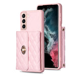 Custodia per telefono in pelle rombica a portafoglio orizzontale, For Samsung Galaxy S23 5G, For Samsung Galaxy S22+ 5G, For Samsung Galaxy S21 5G, For Samsung Galaxy S21+ 5G