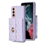 Custodia per telefono in pelle rombica a portafoglio orizzontale, For Samsung Galaxy S23 5G, For Samsung Galaxy S22+ 5G, For Samsung Galaxy S21 5G, For Samsung Galaxy S21+ 5G