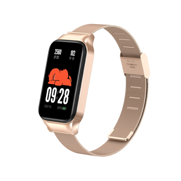 Cinturino per orologio in metallo con fibbia Milano, For Redmi Band 2