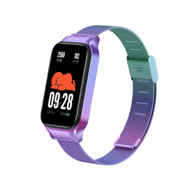 Cinturino per orologio in metallo con fibbia Milano, For Redmi Band 2